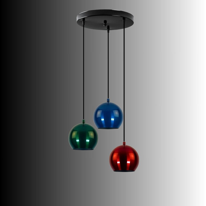 Opviq Lámpara de Araña Multicolor con Altura Ajustable